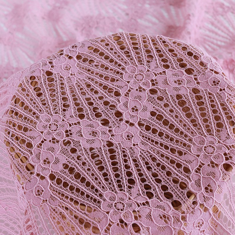 Eyelash Cutwork Bridal Nylon Lace Fabric for Bridal Wholesale Supplier 5
